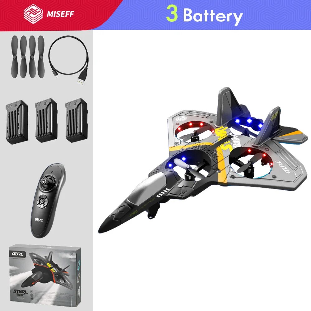 V17 RC Remote Control Airplane Drone 2.4G Gravity Sensing Remote Control Plane image 4