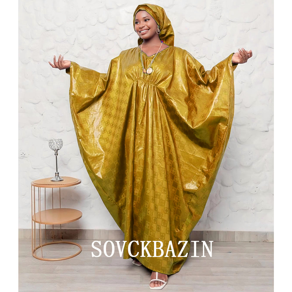 Wearable Throughout The Four Seasons Robe Bazin Riche Clothing African Attire G image 7