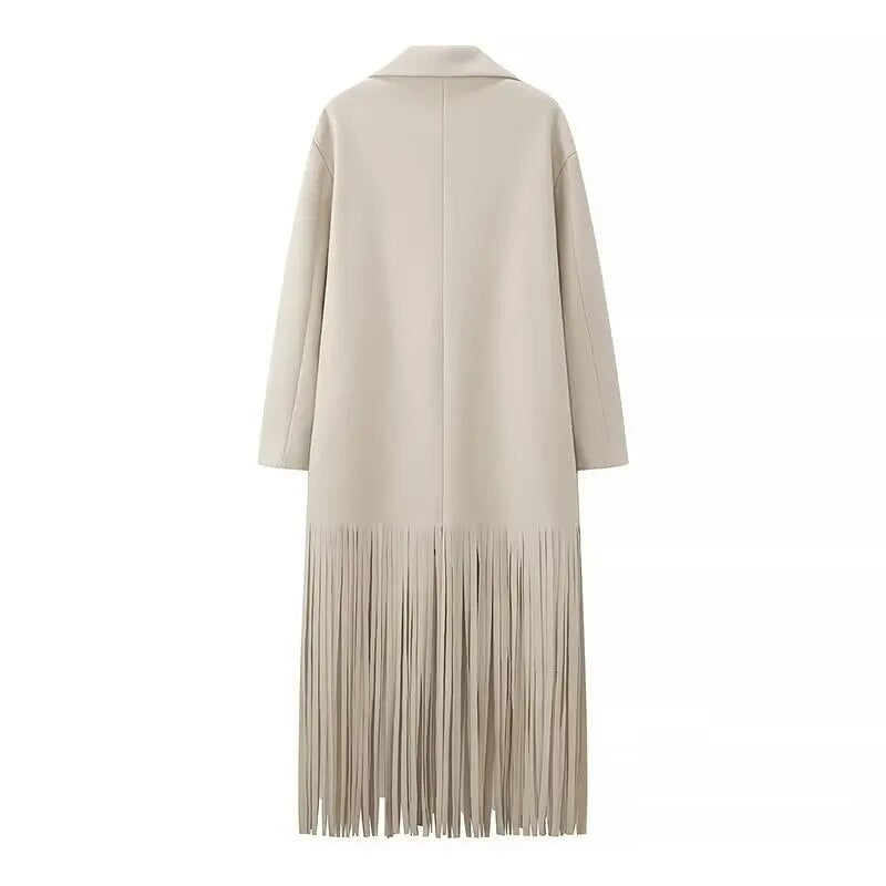 Plus Size Women's Clothing Spring Autumn Woolen Coat Street Style Fashion Dress image 0