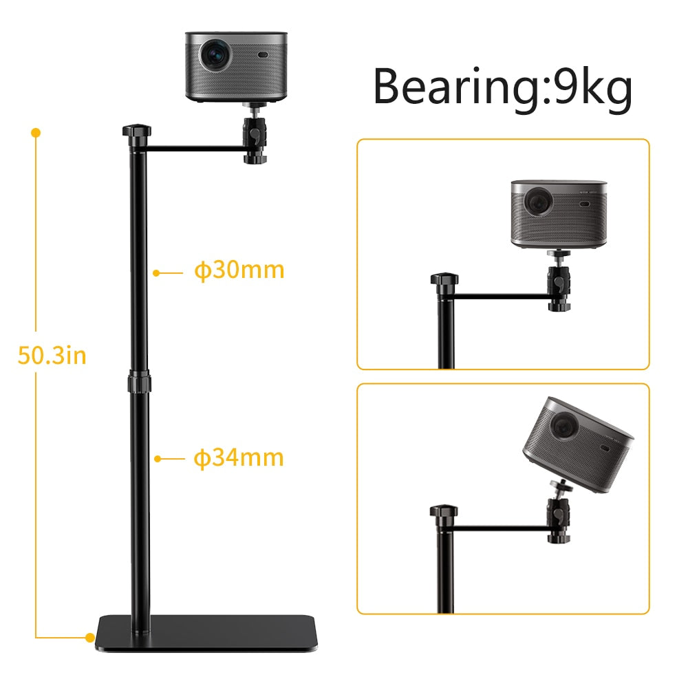 Floor Projector Support Stand Metal Holder Multi-angle Adjustable 360 ƒ€š° Rotatin image 0