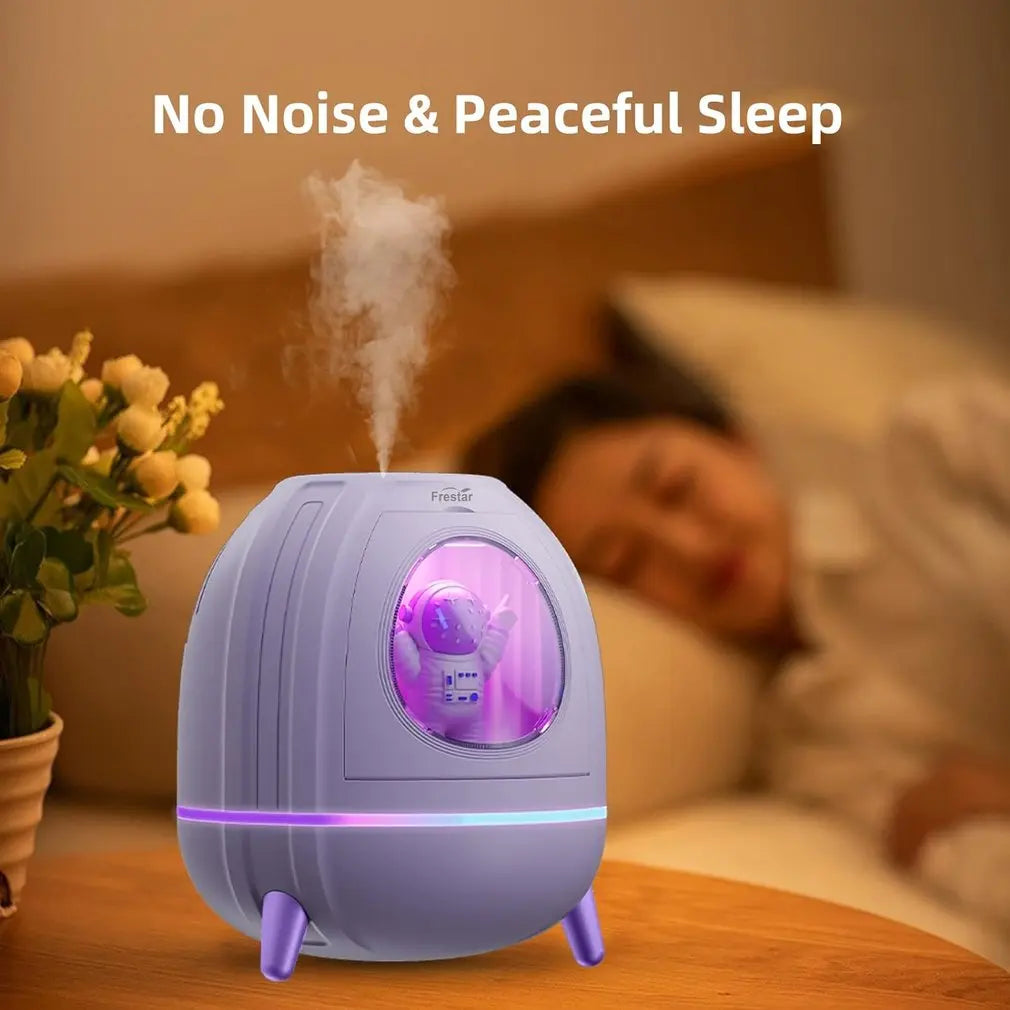 Hot Sale 250ML Astronaut Small Air Humidifier Portable With Colorful LED Light image 3