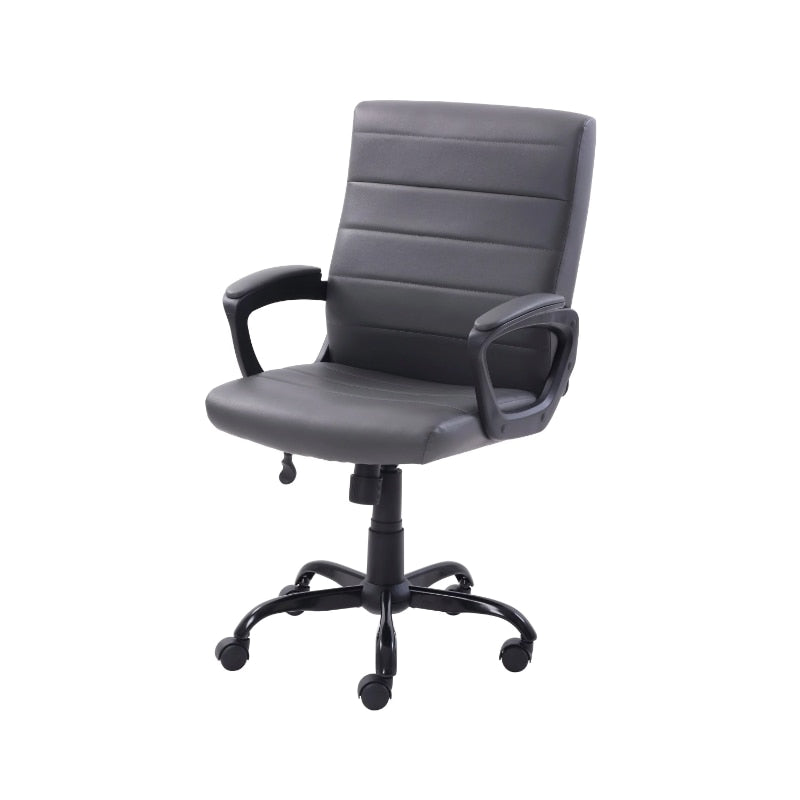 Mainstays Bonded Leather Mid-Back Manager's Office Chair, Multiple Finishes image 8