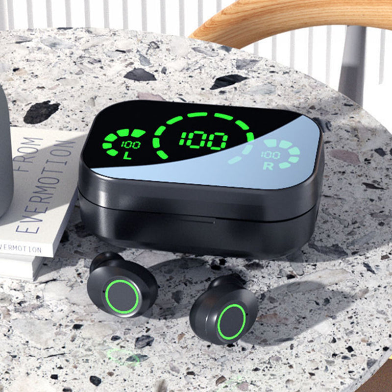 2024 New Three-screen Intelligent Digital Display Power Wireless Earphones High image 1