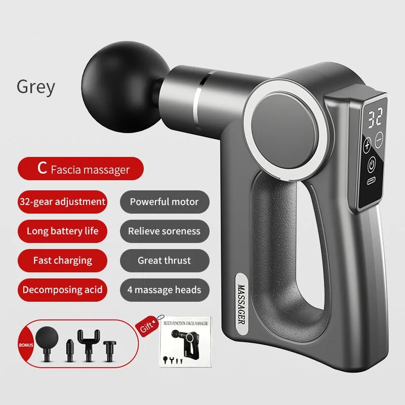 Mini Fascia Gun Vibration Massage Portable Small Massager Muscle Relaxation Bod image 3
