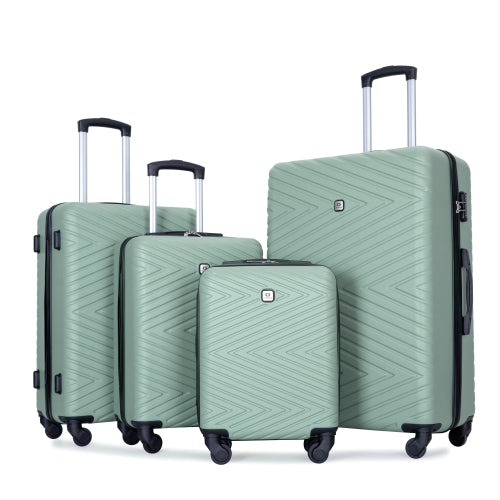 Travelhouse Luggage set 4-Piece ABS Suitcase With Spinner Wheels,24 Inch and 28 image 7