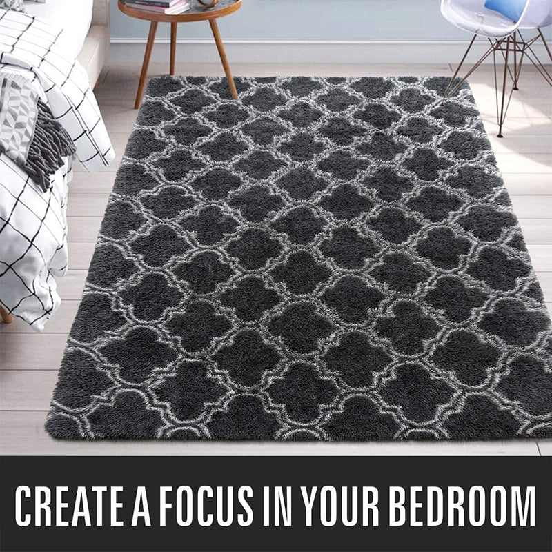 Large Shag Area Rugs for Bedroom Super Soft Plush Fluffy Carpets Living Room Ru image 5