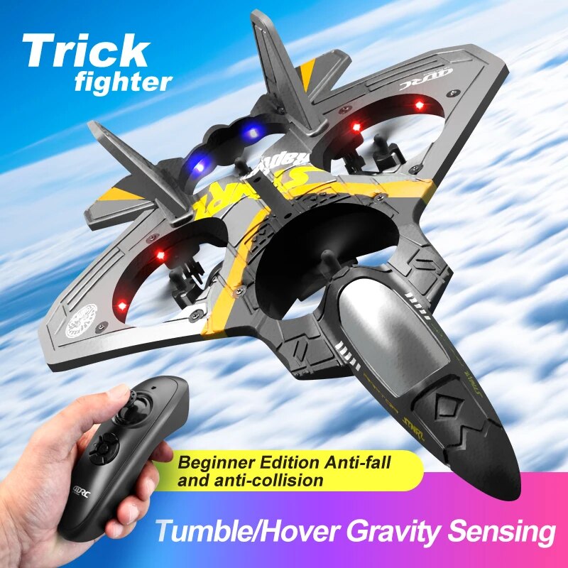 V17 RC Remote Control Airplane Drone 2.4G Gravity Sensing Remote Control Plane image 7