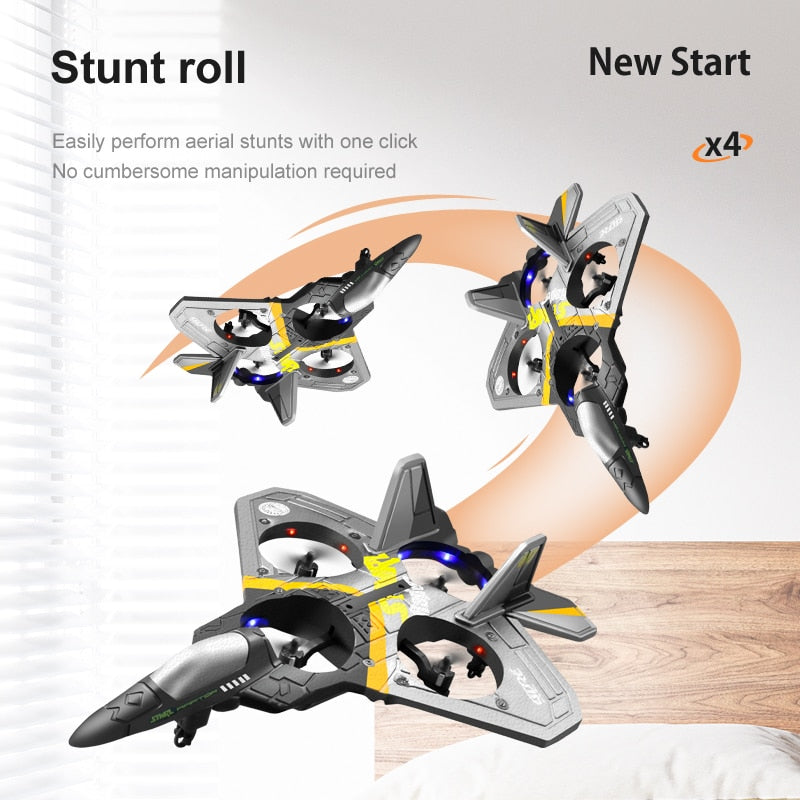 V17 RC Remote Control Airplane Drone 2.4G Gravity Sensing Remote Control Plane image 9