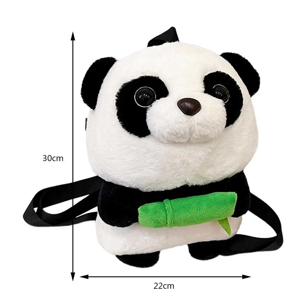 Kawaii Panda Dolls Backpack Casual Plush Children Women Backpack Fashion Girls image 6