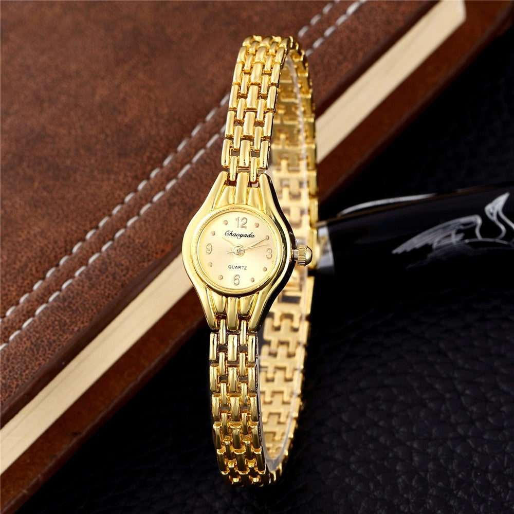 Simple Elegant Small Women's Watches Luxury Brand Gold Wrist Watches for Women image 10