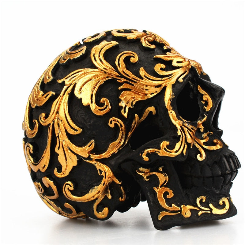 Resin Craft Golden Pearl Sculptures Garden Statues Personality Art Carving Stat image 4