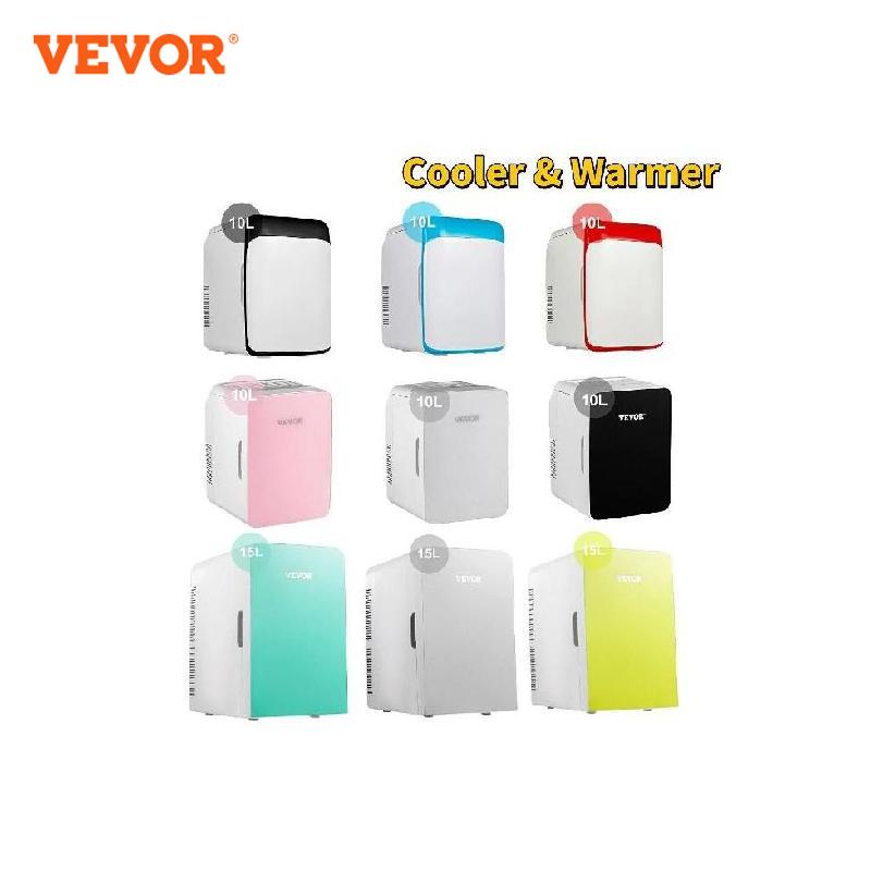 VEVOR 10L 15L Mini Fridge 12v Refrigerators Compressor Portable Small Cooler Wa image 0