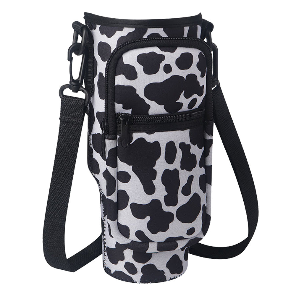 40oz Neoprene Water Bottle Carrier Bag For Stanley Quencher Cup Sleeve with Adj image 19