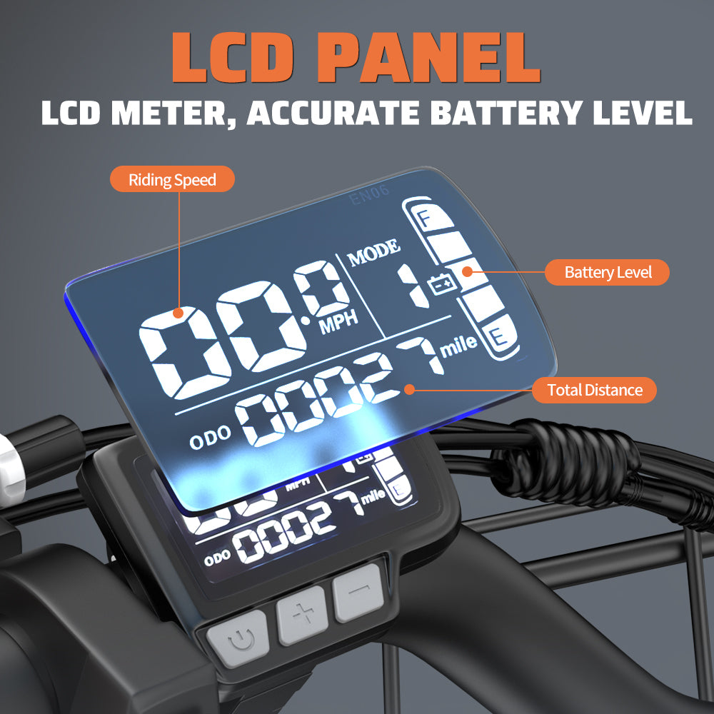 Kickwey LD20 Adult Electric Bike 1500w 32MPH 48V20ah Mountain Electric Bicycle image 4