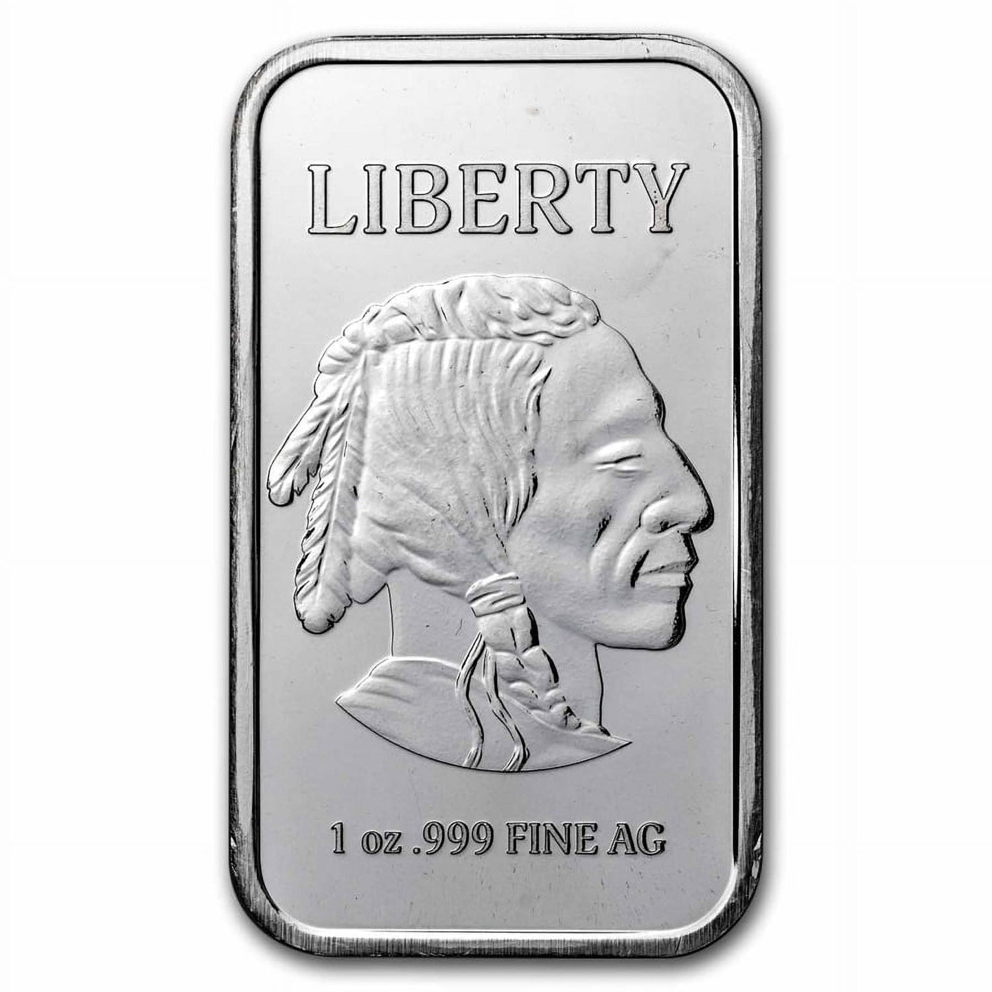 1 oz Silver Bar - Buffalo image 1
