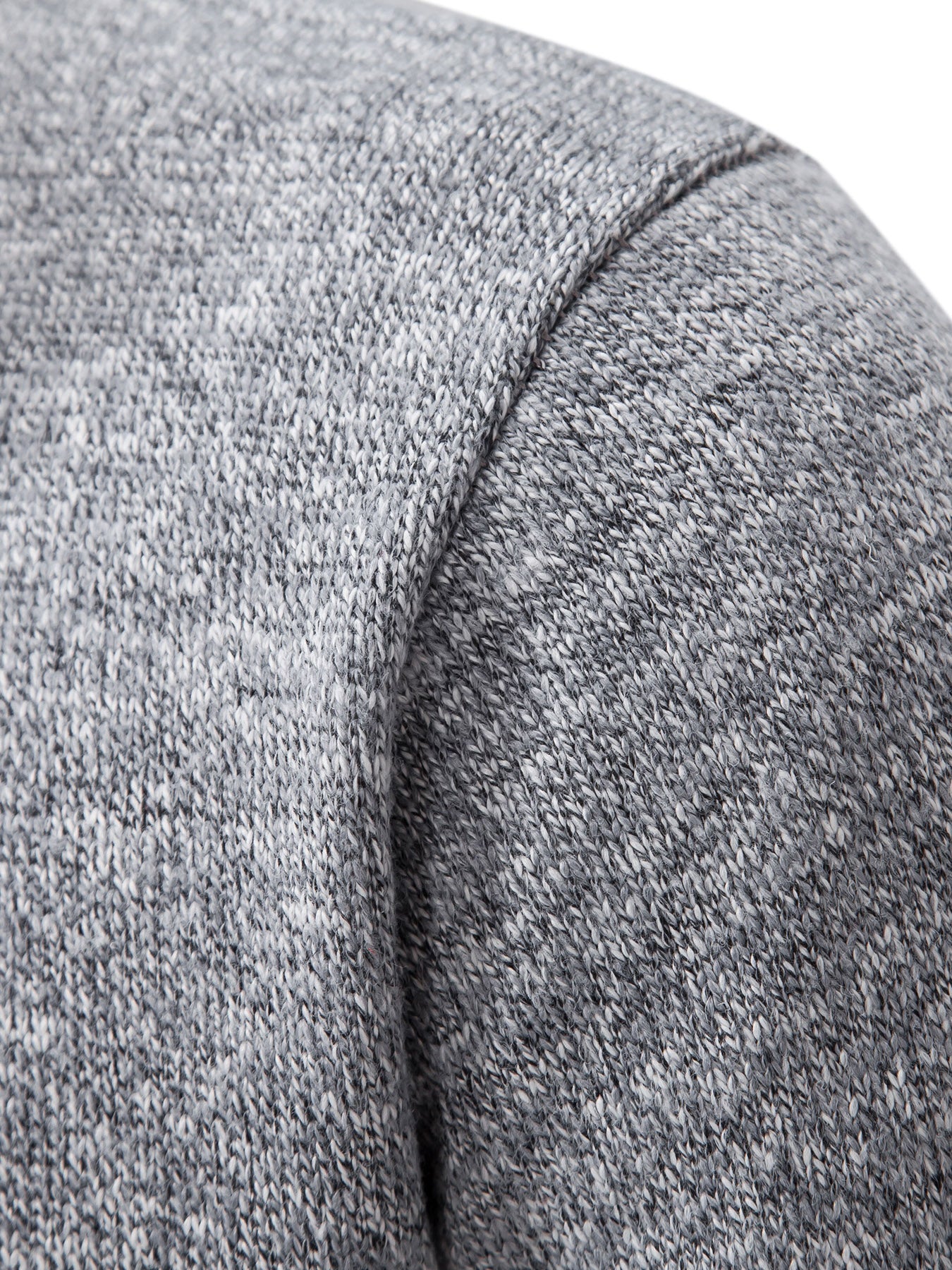 Men's Knit Sweater Cardigan, Zipper Stand-Up Collar Sweater Jacket, Regular Fit image 0