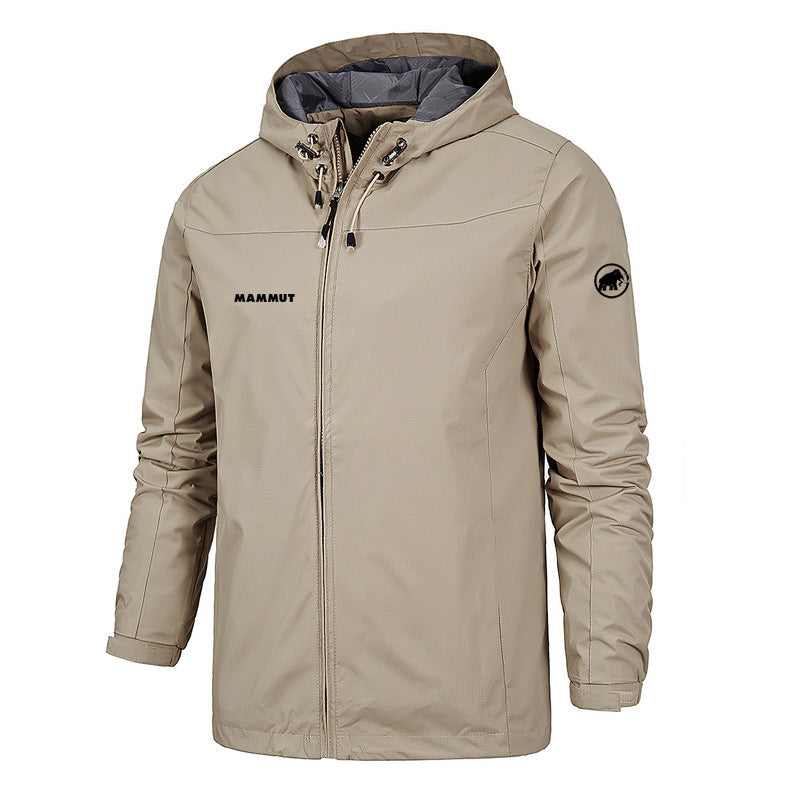 Autumn Winter European Style Printed Logo Men/Women Zipper Jacket Windproof Out image 2