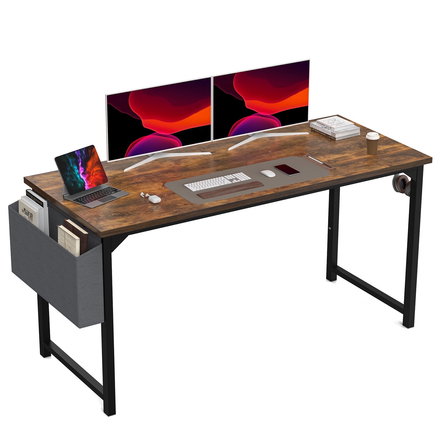 JHK Computer Desk Writing Study Office Gaming Table Modern Simple Style Compact image 4