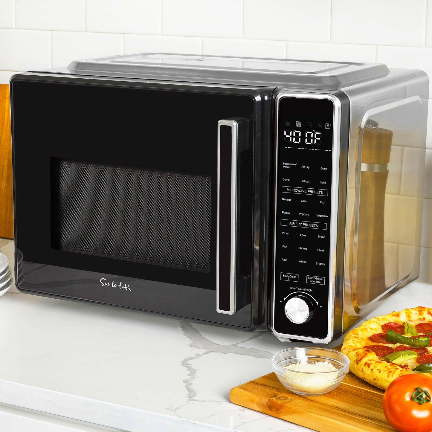 Sur La Table 3 in 1 Microwave Air Fryer Oven with Inverter 0.82 cu ft image 2