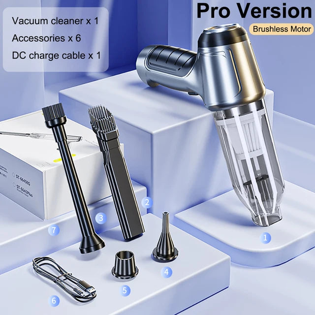 Car Vacuum Cleaner Wireless Mini Vacuum Cleaner Car Handheld Auto Cleaning Mac image 4