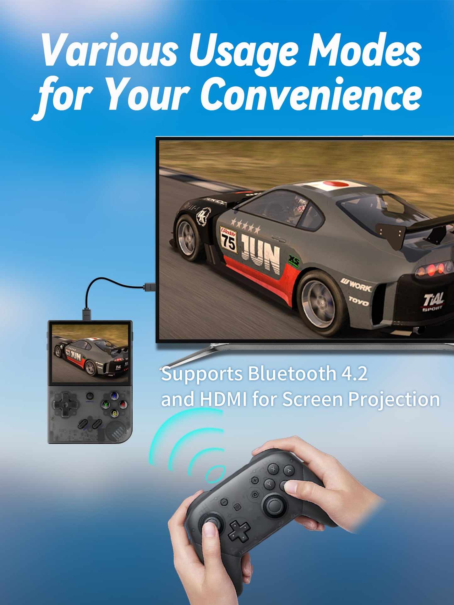 ANBERNIC RG35XX/RG35XX PLUS Handheld Game Player 3.5¬³ IPS 640*480 Screen Porta image 10
