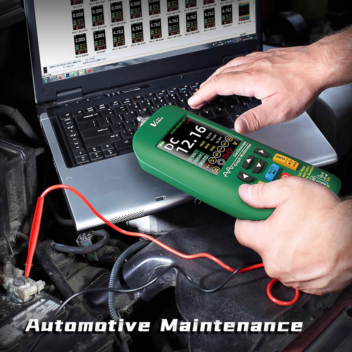 BSIDE Handheld Oscilloscope Multimeter Professional Digital Multiteter DC AC El image 3