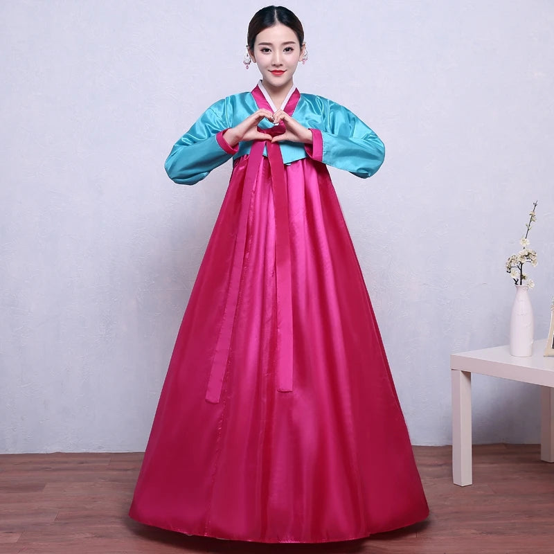 Women Hanbok Dress Korean Fashion Ancient Costumes Traditional Party Asian Pala image 5