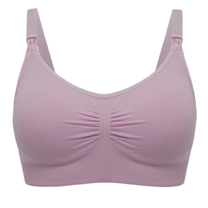 High Quality Plus Size Nursing Bra Breathable Women Breastfeeding Underwear Sea image 13