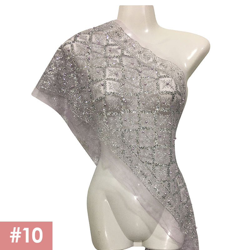 Women Summer Shawl Wrap Glitter Bead Mesh Shirts Southeast Asian Style Party Fe image 0