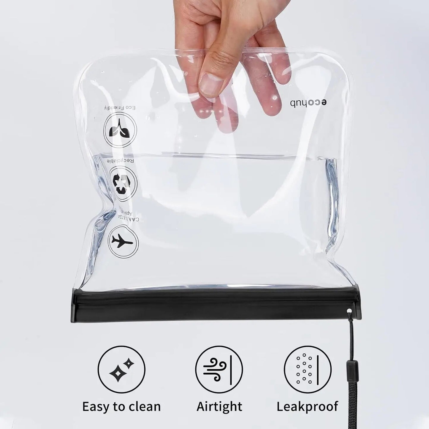 1pcs Luggage Transparent Travel Use Leakproof Flight Make Up Waterproof For Wom image 8
