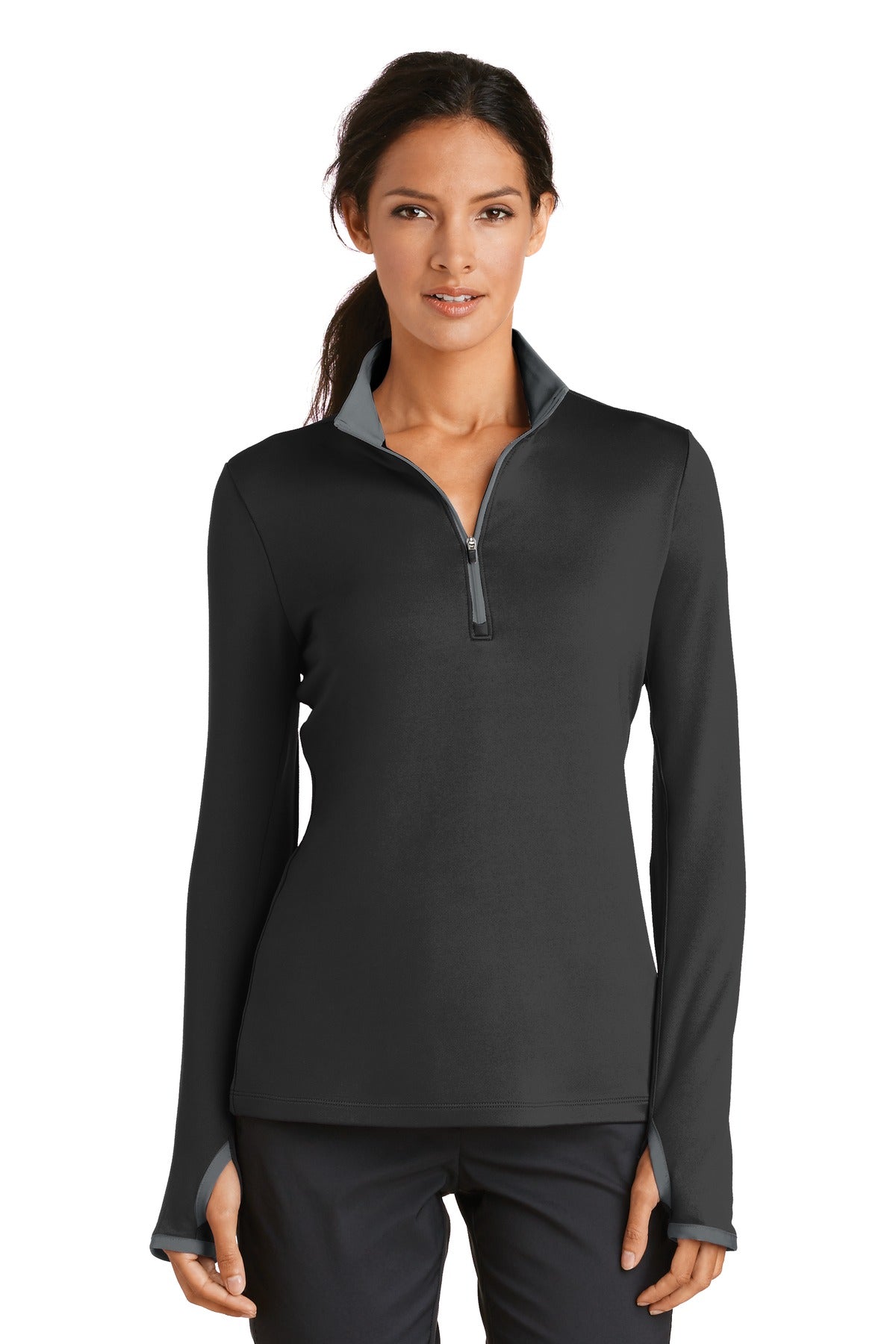 غطاء نايكي Dri-FIT Stretch بسحاب نصف للنساء. 779796