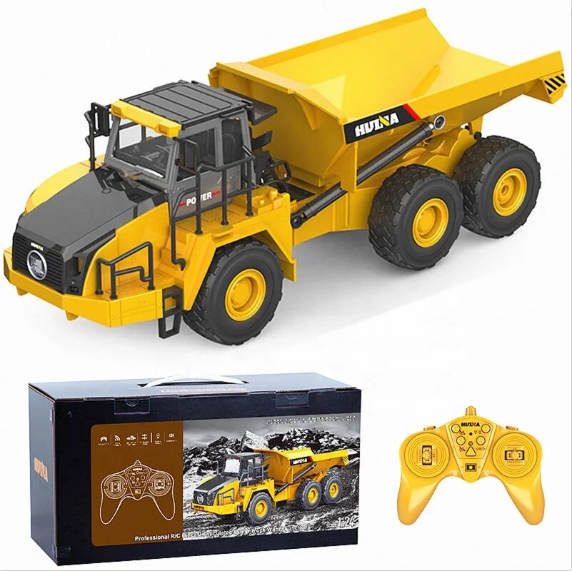 1/24 Scale 9CH HUINA 1568 Radio Control Articulated Dump Truck Model For Over image 3