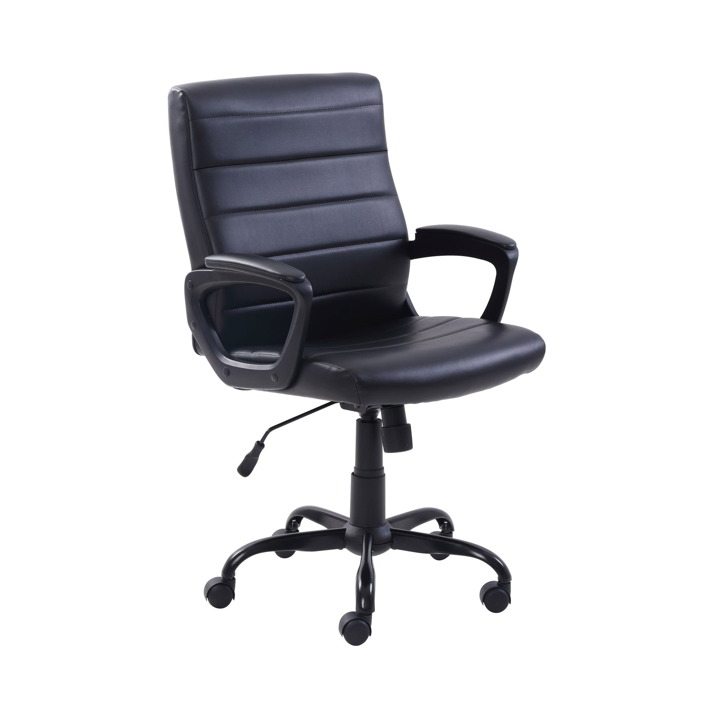 Mainstays Bonded Leather Mid-Back Manager's Office Chair, Multiple Finishes image 0