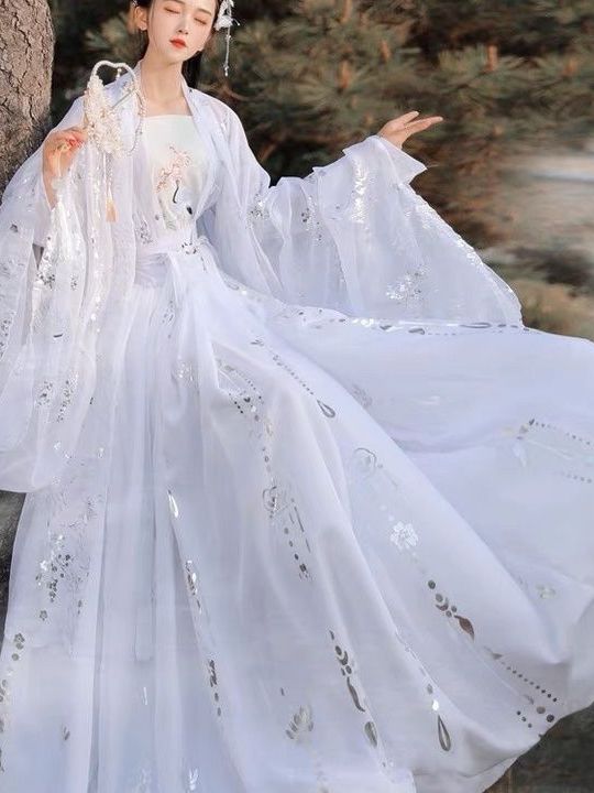 Original Hanfu Ancient Chinese Costume Women Clothes Traditional Hanfu Dance Co image 8