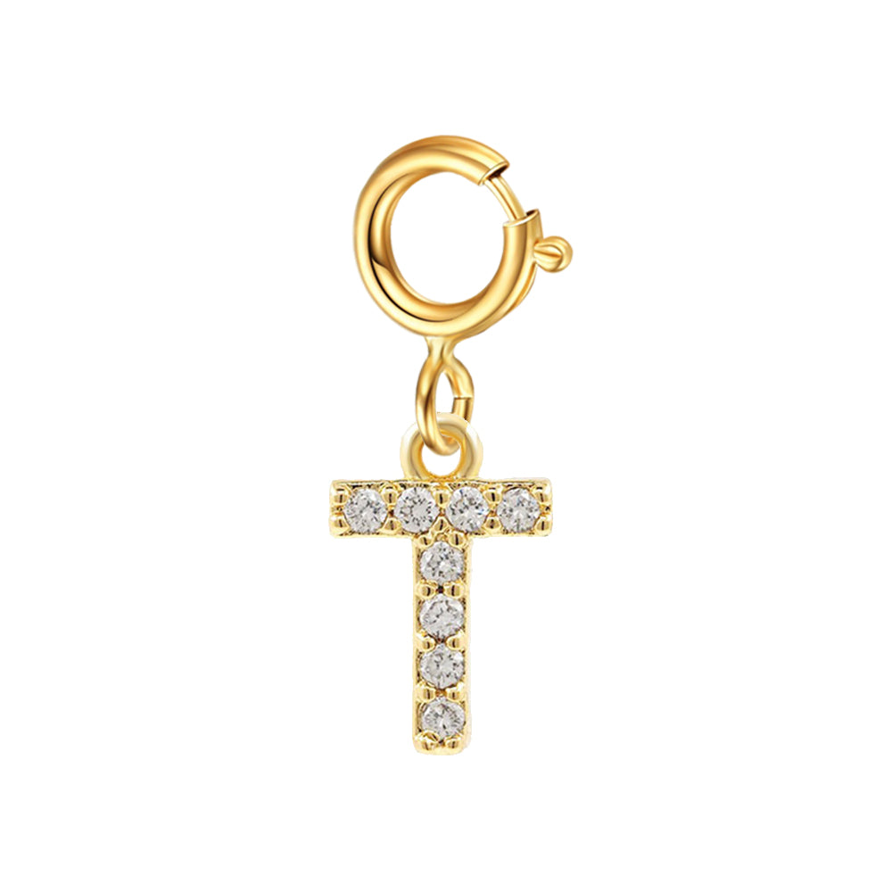 Custom Personalized diy Initial Letter Name Necklace for Women Gold color Penda image 21