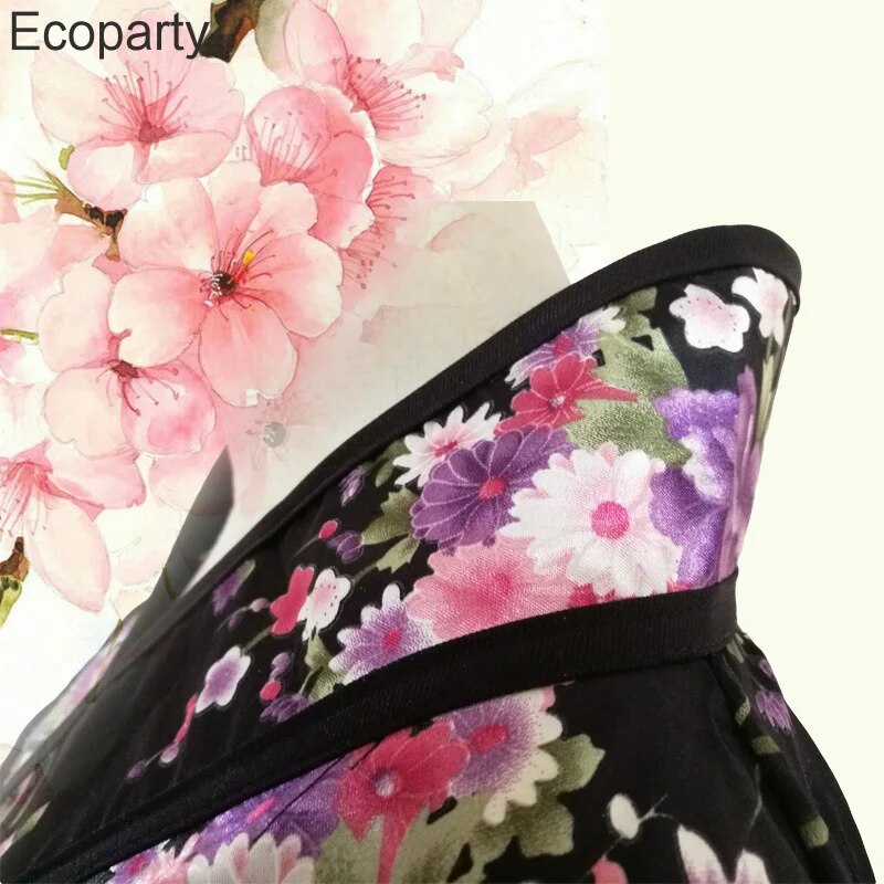 Women Japanese Kimono Set Fancy Girls Lolita Maid Dress Halloween Stage Sh image 5