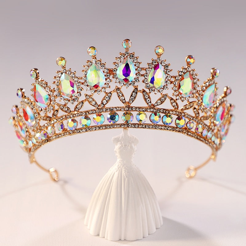 Itacazzo Bridal Headwear Full Of Dreamlike Atmosphere Luxurious Dazzling Gold-c image 4