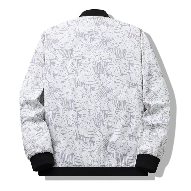 New Baseball Jacket for Mens Spring Autumn Printed Windbreaker Men Streetwear F image 0