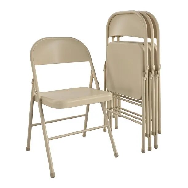 Mainstays Heavy Duty and Durable Hinge Fold Portable Conference Folding Chair ( image 2