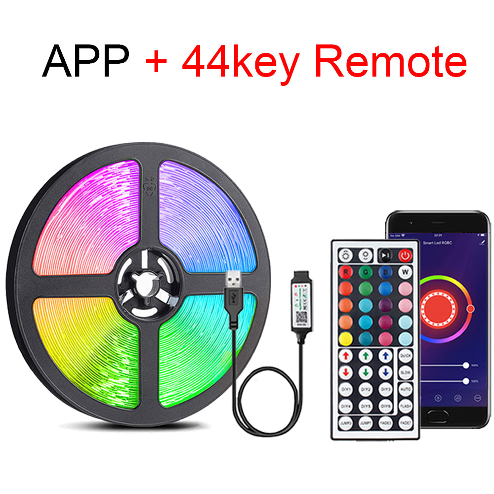 Led Lights for Room RGB 5050 Led Strip with Remote Control Color Changing RGB T image 3