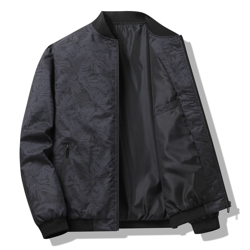 New Baseball Jacket for Mens Spring Autumn Printed Windbreaker Men Streetwear F image 5