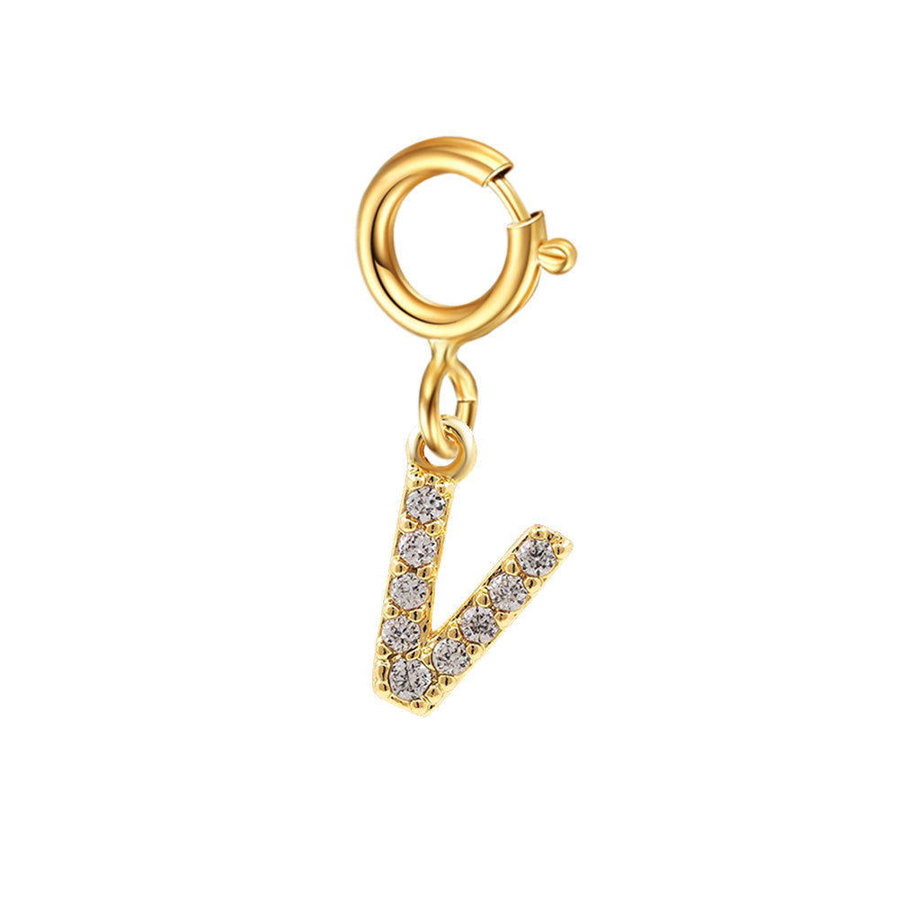 Custom Personalized diy Initial Letter Name Necklace for Women Gold color Penda image 20