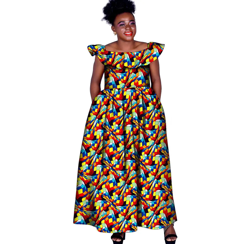 Dashiki African Dresses for Women Daily Wedding Party African Women Dress Ank image 0