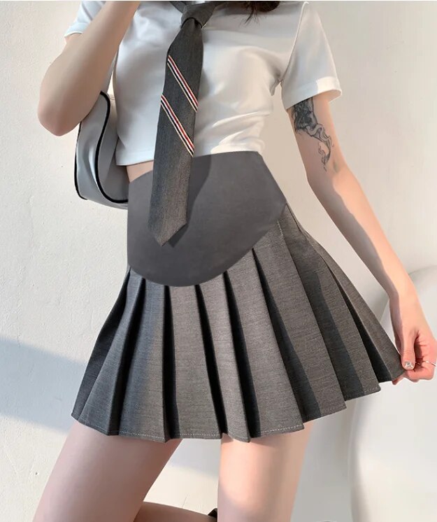 2024 Pregnant Women Pleated Skirt Adjustable Waist Maternity Belly Skirt with L image 4