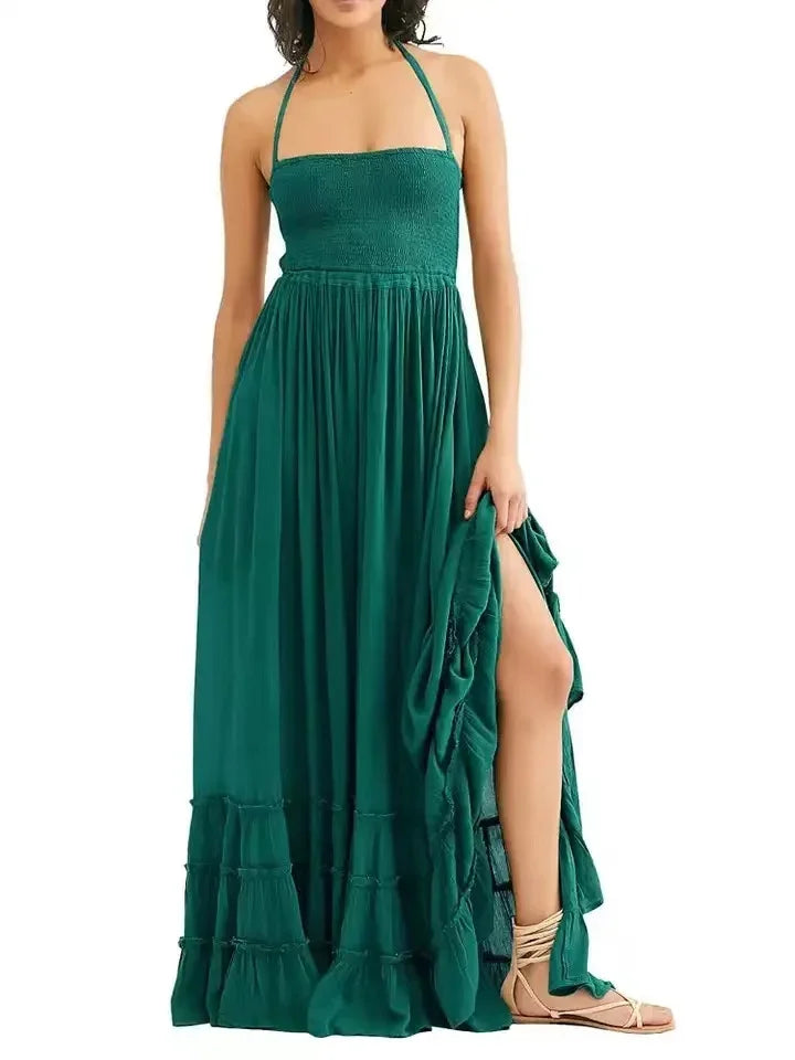2024 Beach Dress Sexy Dresses Boho Bohemian People Holiday Summer Long Backless image 8