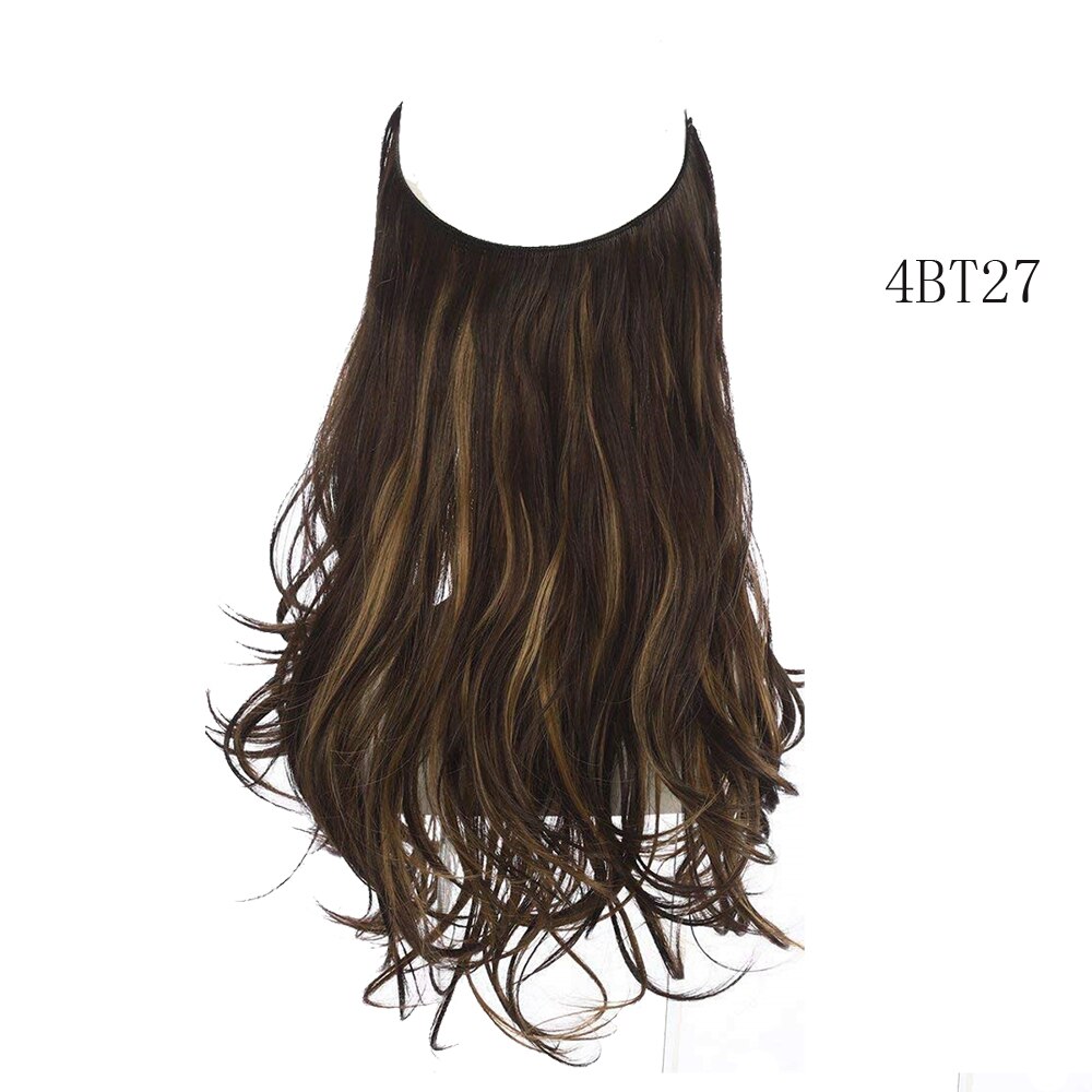 SP Highlights Hair Extensions Stealth Line Gold/Brown Adjustable Transparent He image 3