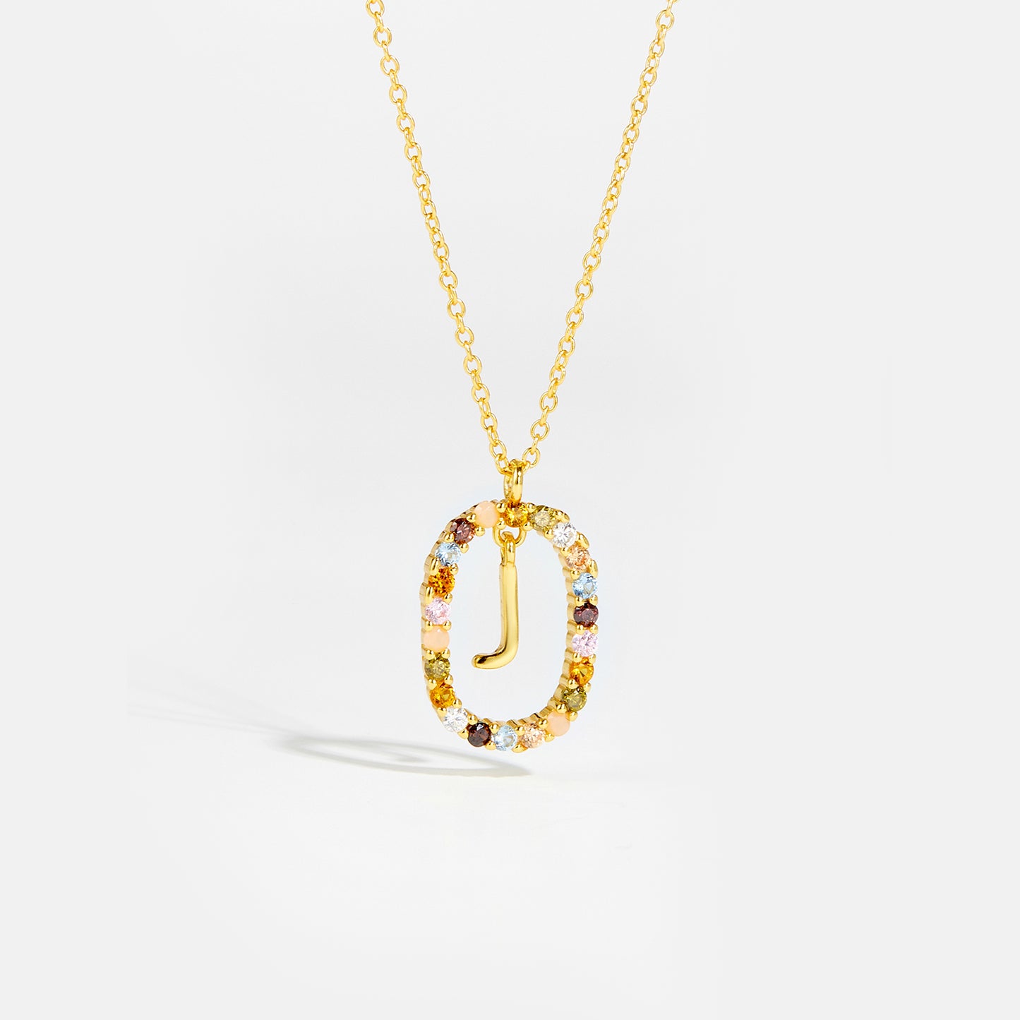 ANDYWEN 925 Sterling Silver Gold Letters A - Z Initial M S C K Alphabet Penden image 4