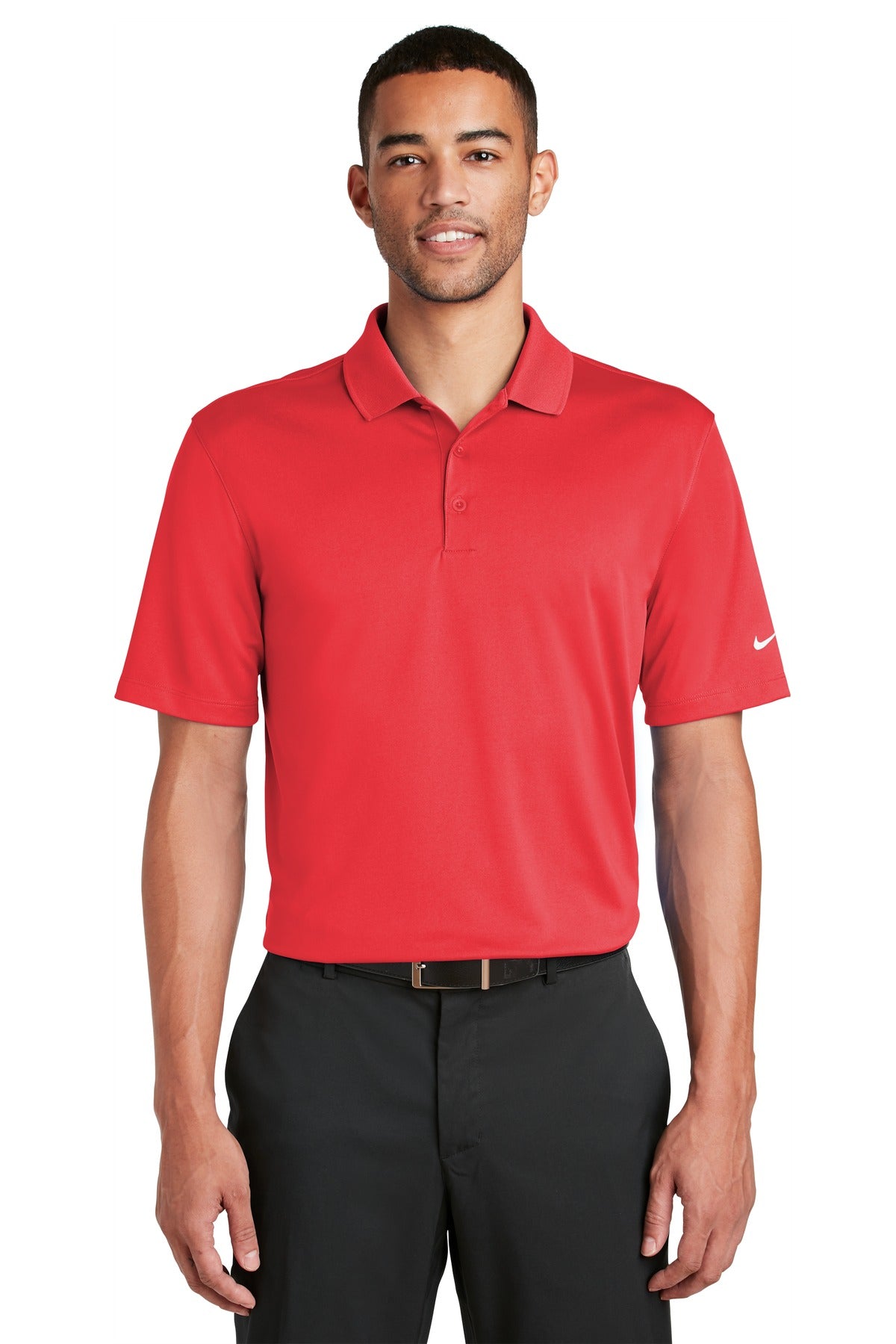 Polo Nike Dri-FIT Classic Fit Players con cuello de punto plano. 838956