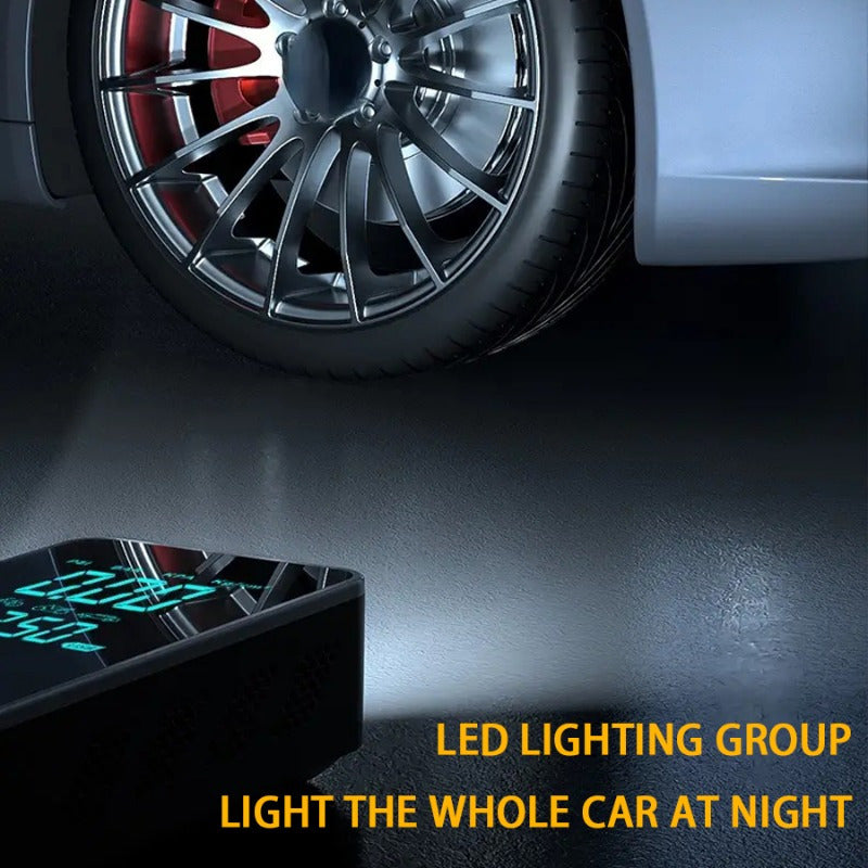 Car air pump Wireless digital display smart air pump touch screen air pump tire image 4