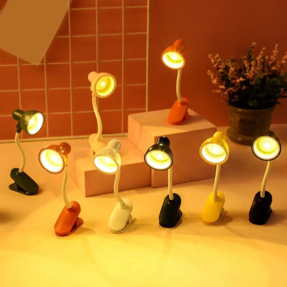 Mini Book Light Foldable Table Desk Book Reading Lamp For Home Room Computer No image 7